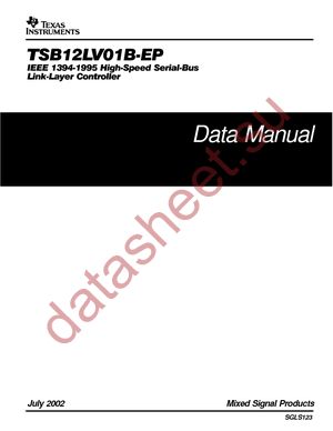 TSB12LV01BIPZTEP datasheet  